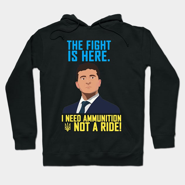 Volodymyr Zelensky Hoodie by Design Monster